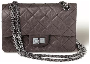 chanel 2.55 grey