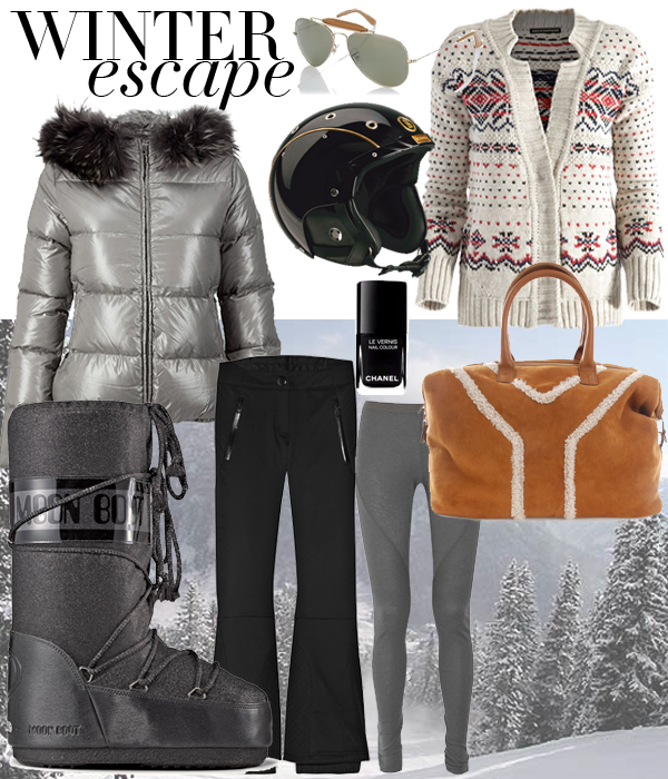 winter escape outfits