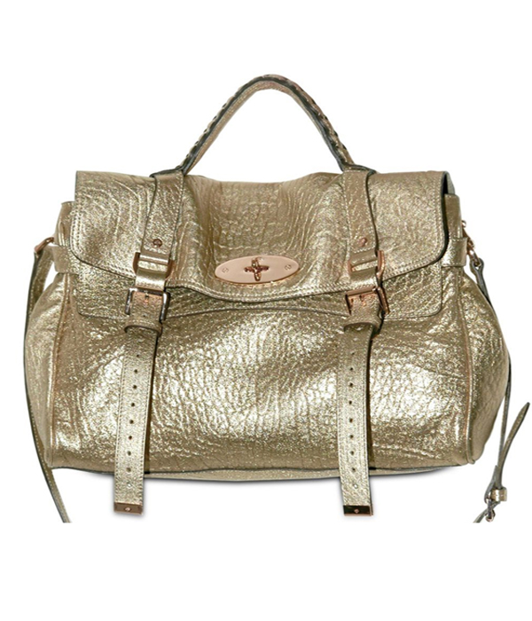 mulberry alexa gold metallic