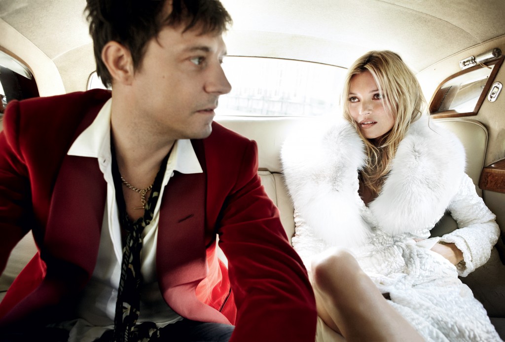 In the backseat with Kate Moss Carola In the backseat Kate Moss wedding